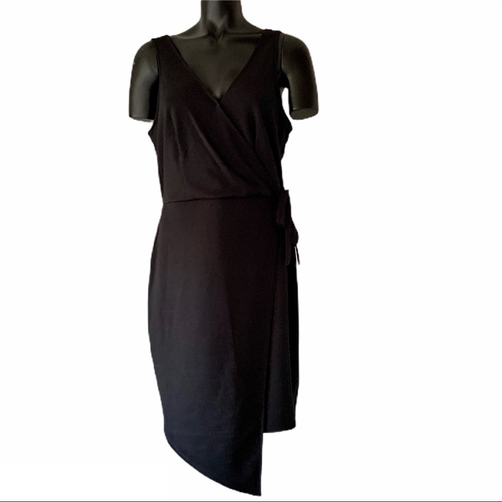 Andeawy Black Asymmetry Dress